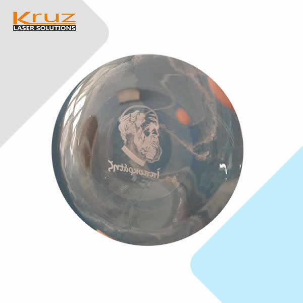 Glass laser marking
